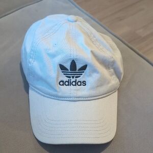 Adidas Cream Cap with Black Logo